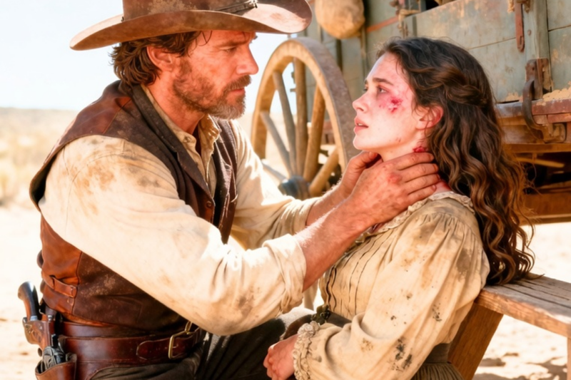 She Was Too Bruised To Stand — A Rich Cowboy Lifted Her And Whispered “You’re Safe Now”