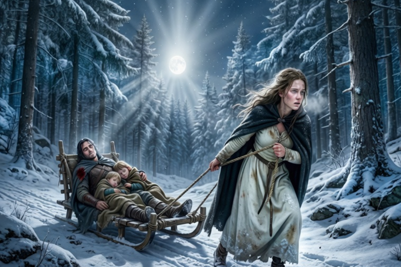 The Omega Who Dragged a Dying King from the Blizzard and Became His Queen