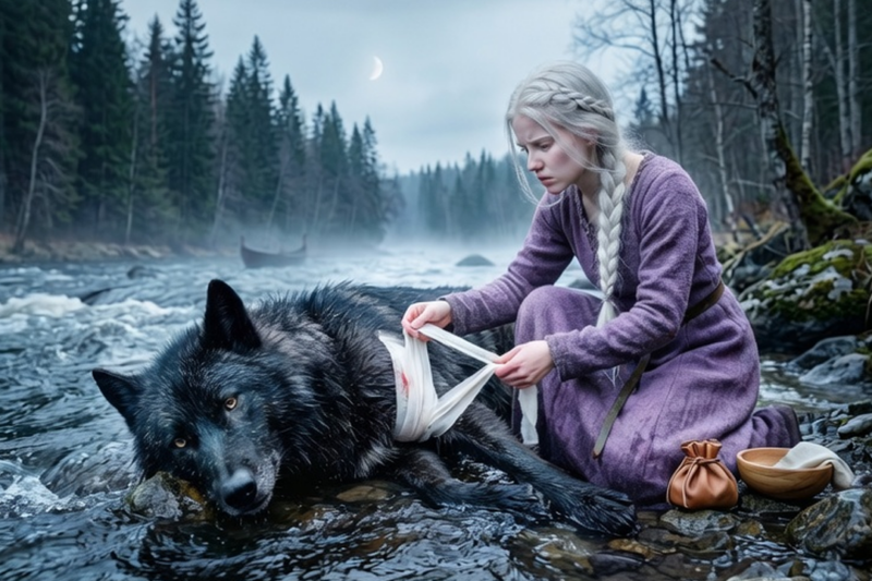 The Albino Omega Who Burned Her Hands on Silver to Save a King and Became the White Wolf Queen