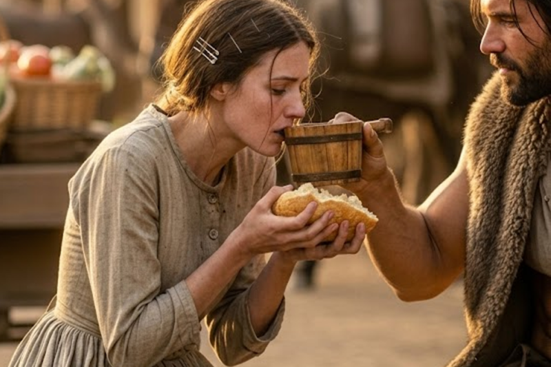 Mountain Man Saw Her Faint From Hunger at the Market—He Fed Her and Never Let Her Go Hungry Again