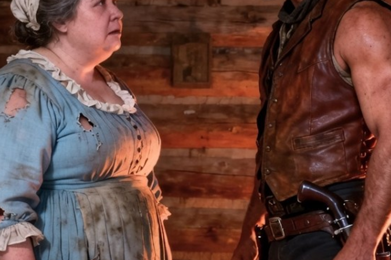 “Don’t Turn Around,” The Stranger Said Softly — Then Caleb Realized Why She’d Walked Through A Blizzard Bleeding