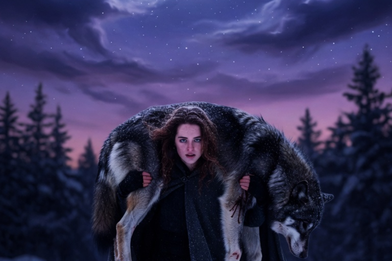LONE OMEGA CARRIED THE POISONED WOLF 6 MILES THROUGH A BLIZZARD — THE ALPHA KING CLAIMED HER AS LUNA