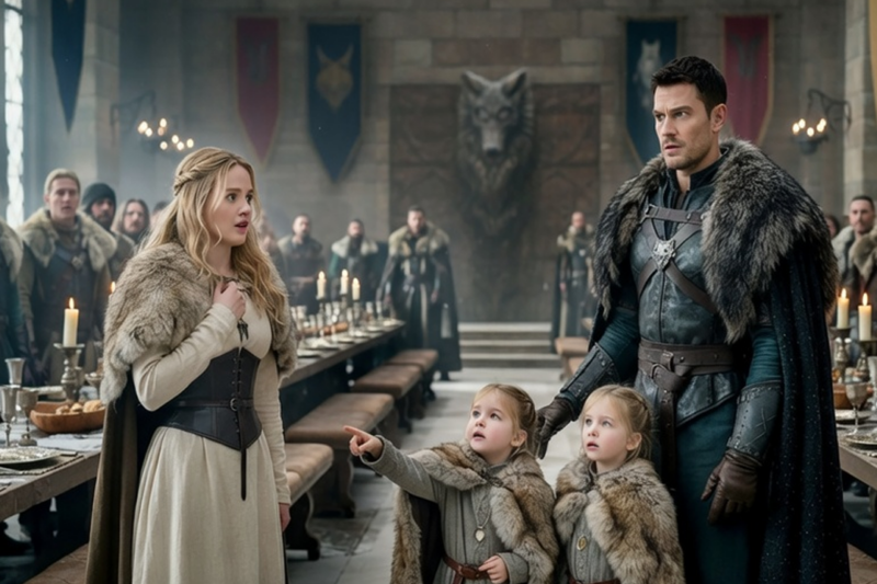 ALPHA KING’S TWINS SPOKE THEIR FIRST WORDS — THEY POINTED AT THE WOLFLess OMEGA AND CALLED HER “MOM”
