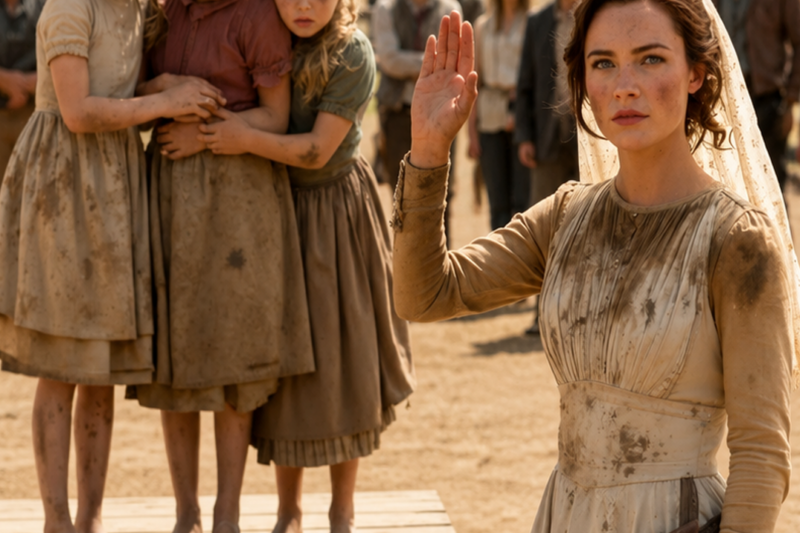NO ONE WANTED THE 3 ORPHAN SISTERS AT THE AUCTION — UNTIL A MAIL ORDER BRIDE TOOK THEM IN