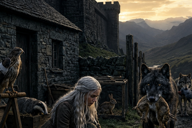 THE PACK BROUGHT HER A DIFFERENT WOUNDED ANIMAL EVERY MORNING — SHE HADN’T LOST ONE IN SIX WEEKS