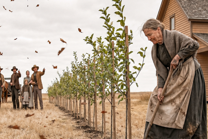 A WIDOW PLANTED TREES AROUND HER HOUSE — MONTHS LATER, THEY BECAME HER ONLY PROTECTION