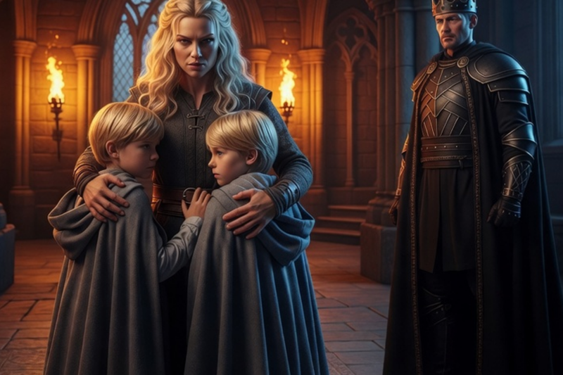 THE KING WHO BANISHED HER… AND THE CHILDREN HE NEVER KNEW EXISTED