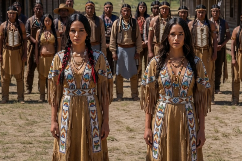 THE MOUNTAIN MAN AND THE APACHE SISTERS
