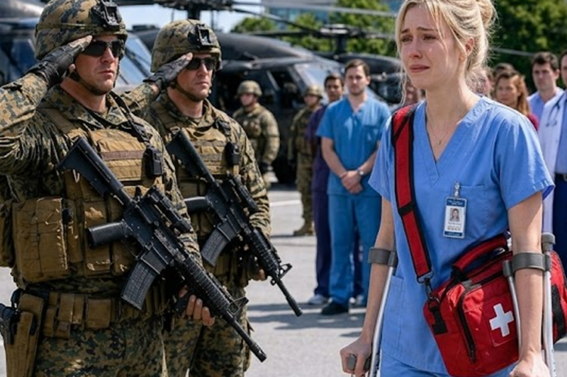THE LIMPING ANGEL: THE BROKEN NURSE WHO HELD A LIVE BOMB IN HER HANDS TO SAVE A DYING HERO