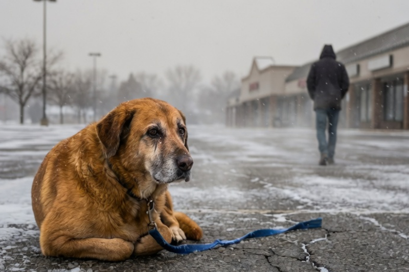 THE DOG WHO WAITED THROUGH EVERY STORM