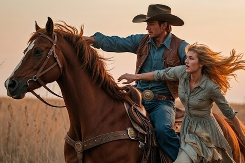 THE COWBOY WHO RESCUED THE RUNAWAY DAUGHTER