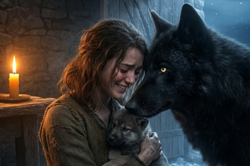 THE ALPHA KING’S BEAST BROUGHT HER A PUP THAT WASN’T BREATHING — SHE HAD IT CRYING IN MINUTES