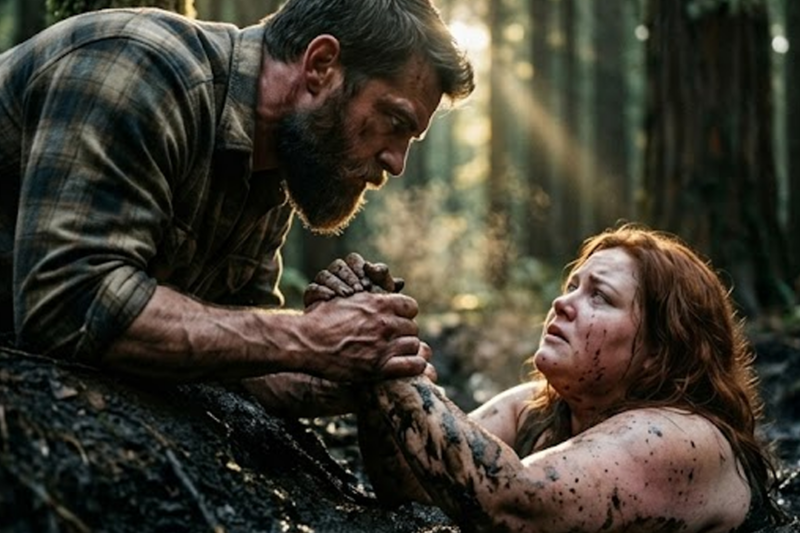 Obese Woman Sinks In Mud—Mountain Man Uses Her Body As Lever And Learns Physics From Her Brain