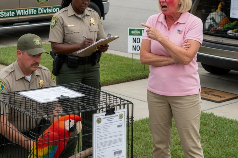 HOA Karen Called Wildlife Officers On Legal Exotic Birds, Permits All In Order!