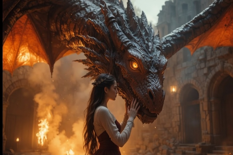 The Wolfless Omega Abandoned to Die Who Found Her Forever in the Last Dragon’s Arms