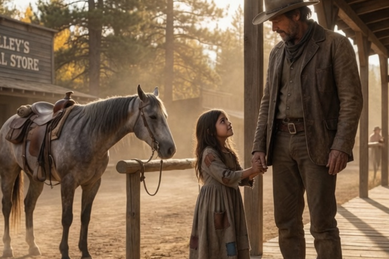 “Please Save My Mother, Sir,” the Little Girl Whispered… The Cowboy’s Answer Changed Everything