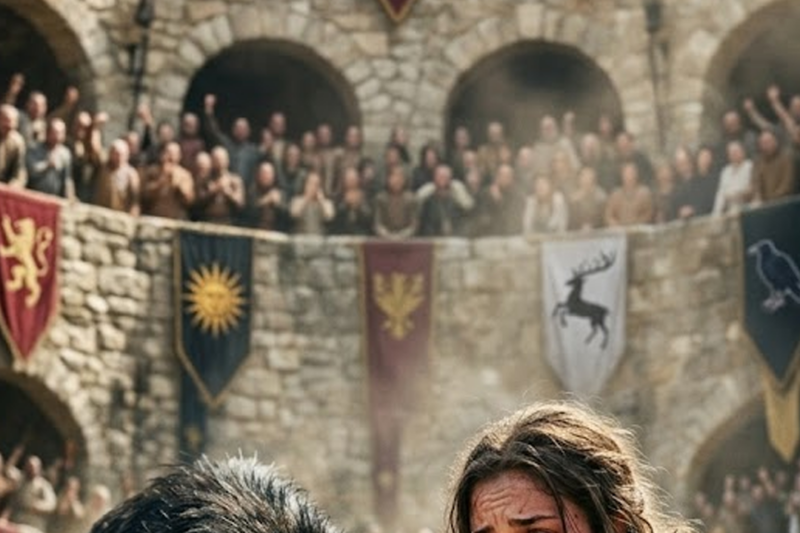 SHE WAS FORCED INTO THE ARENA WITH A STARVED LYCAN — BUT IT BOWED AT HER FEET
