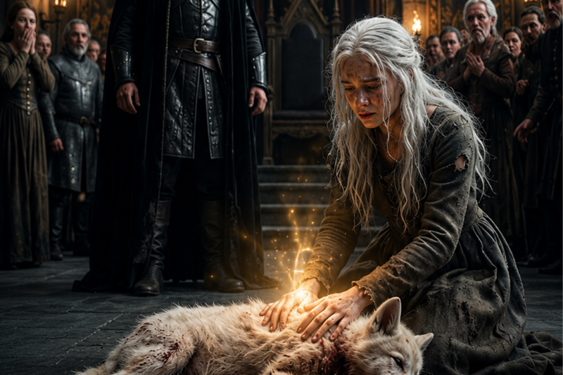 A “WORTHLESS” OMEGA TOUCHED THE DYING ALPHA CUB… THE ALPHA KING’S COURT FROZE AS IT BEGAN TO HEAL