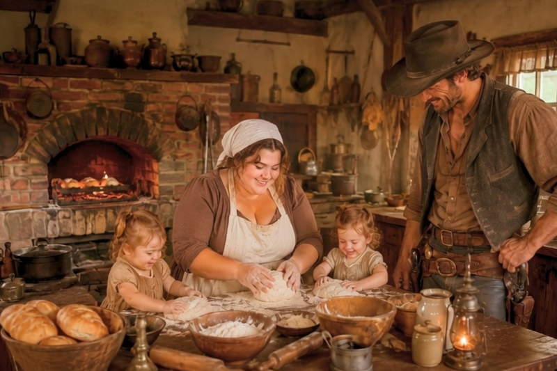 “PAPA, DON’T LEAVE HER BEHIND!” — THE TWINS CRIED AS THE COWBOY CHOSE THE WIDOW NO ONE WANTED