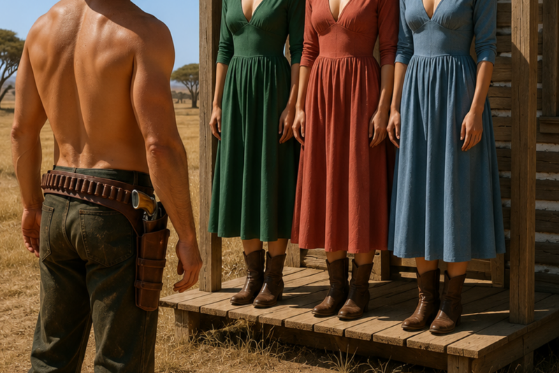 BOUND BY DESIRE: THE RANCHER WHO SURRENDERED TO THREE AMAZON QUEENS