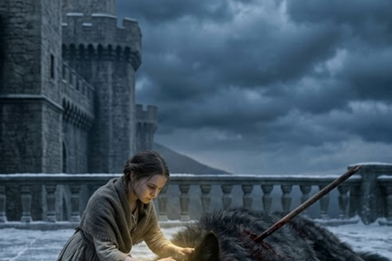 THE WOUNDED WOLF CRAWLED PAST THREE HEALERS TO REACH HER — SHE WAS ONLY THERE TO SWEEP THE FLOOR