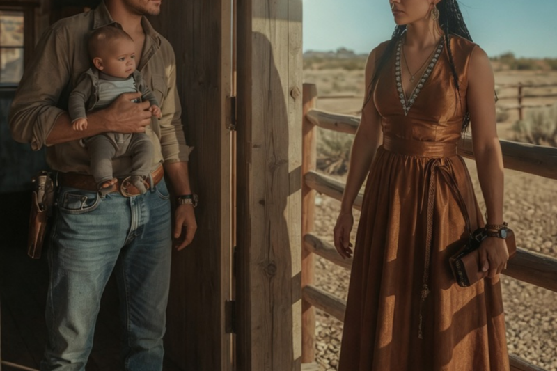 THE BABY WAS DYING WHEN THE APACHE WOMAN KNOCKED AT MIDNIGHT