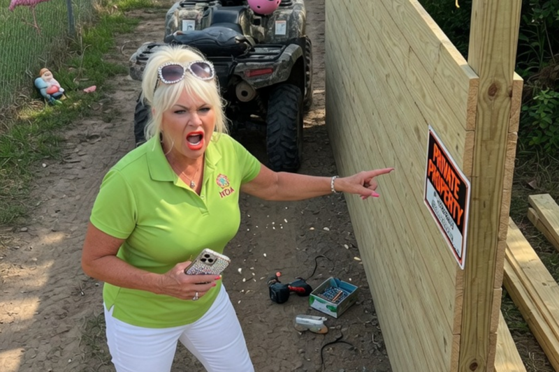 HOA Karen LOSES IT When I Build a Wall Across Her atv‘Shortcut’ Through My Property