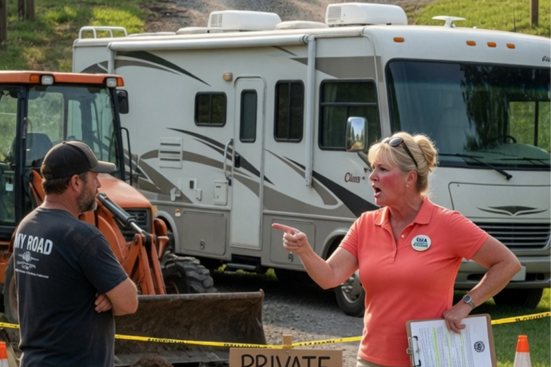 HOA Karen Demanded I Widen Road For Her RV, My Road My Rules!