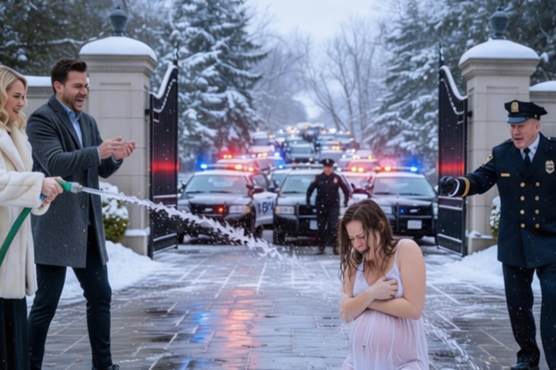 The Outside Shower: A Pregnant Wife’s Hidden Billionaire Blood and the Night Her Cruel Husband Lost Everything