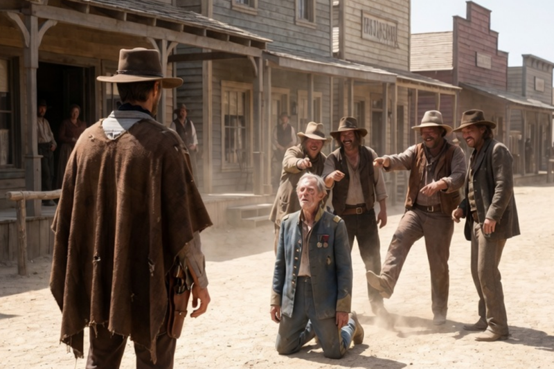 The Stranger Who Rode Into Town and Taught Cruel Men That a Veteran’s Honor Cannot Be Broken