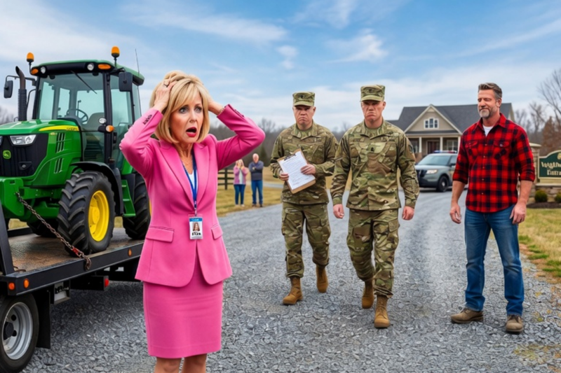 HOA Karen Towed My $94,000 Tractor Off MY Land… She Didn’t Know It Was Federal Government Property on Loan From the US Army Corps of Engineers 😱