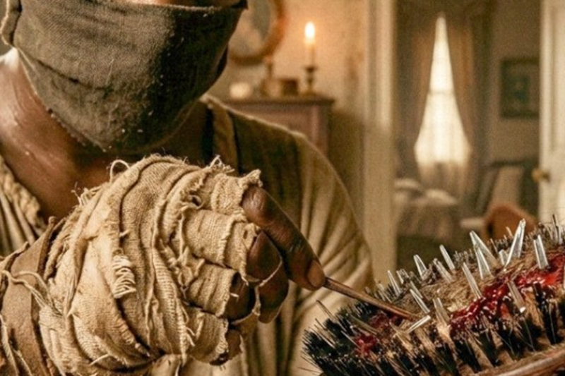 “I hid your daughter in the cellar that night…” – Now the silver brush is drinking the mistress’s blood.