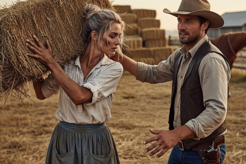 The Cowboy Who Lifted Her Burden: A Love Forged on the Wyoming Prairie