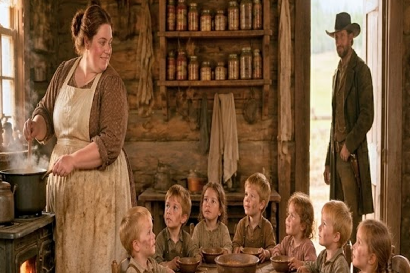 A WIDOWED COWBOY HIRED A COOK—HIS CHILDREN SOON CALLED HER “MOM”