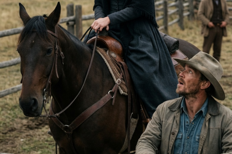 He Handed Her His Worst Horse to Make Her Leave — She Rode It and Never Looked Back at Him