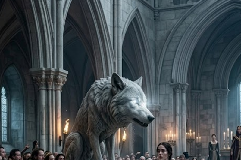 THE SACRED WOLF STATUE HAD NOT MOVED IN 1000 YEARS — IT TURNED TO FACE HER WHEN SHE WALKED THROUGH