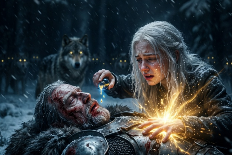 A WORTHLESS, STARVING OMEGA BROKE THE BLOOD CURSE THAT WAS TURNING THE ALPHA KING INTO ICE