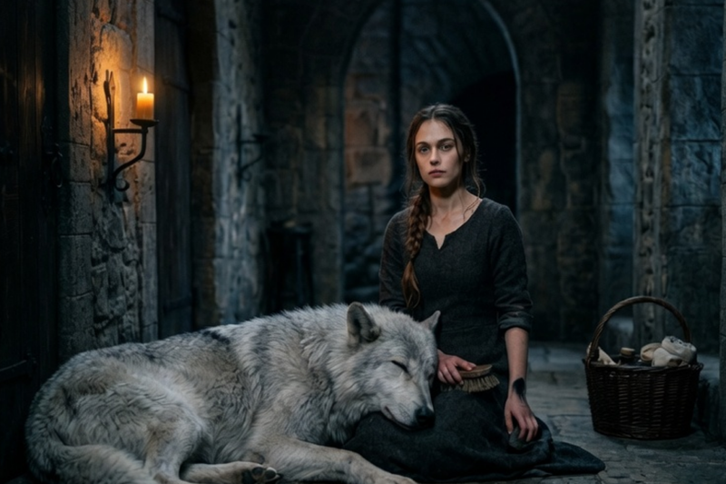 THE ALPHA KING’S WOLVES HAD NOT LET ANYONE TOUCH THEM IN 100 YEARS—THEY FELL ASLEEP IN OMEGA’S ARMS