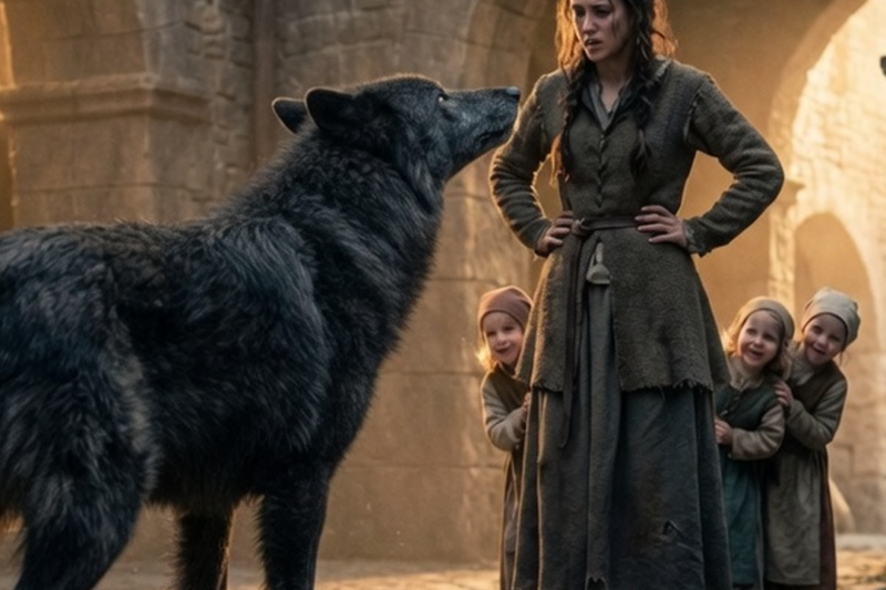 SHE THREW A STONE AT THE ALPHA KING’S BEAST FOR SCARING THE CHILDREN — IT BROUGHT THE STONE BACK