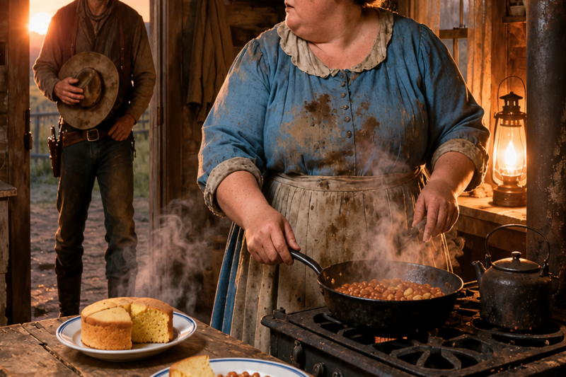 He Came Home To Find Supper Waiting — The Obese Woman Had Already Set Two Plates