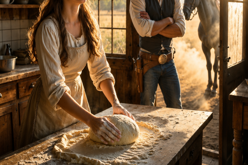 She Was Cooking Alone in the Kitchen—Until The Cowboy Crossed By & Stopped When He Heard Her Humming