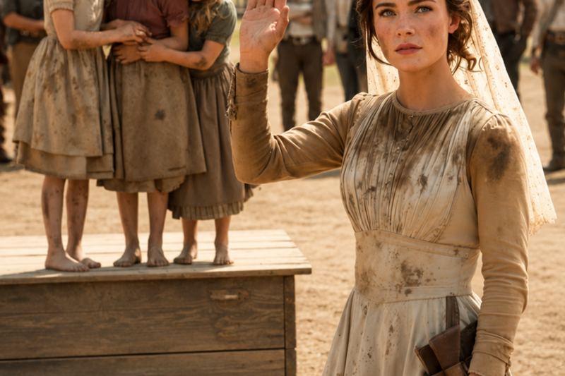 No One Wanted the 3 Orphan Sisters at the Auction — Until a Mail Order Bride Took Them In and