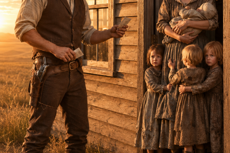 The Rich Rancher Came To Claim A Debt—But A Widow’s Tears Stopped Him Cold