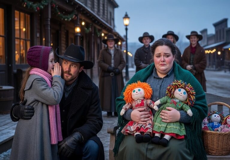 Can We Bring HER Home for Christmas,Daddy?—The Girl Asked,Seeing the Obese Widow Holding Ragdolls