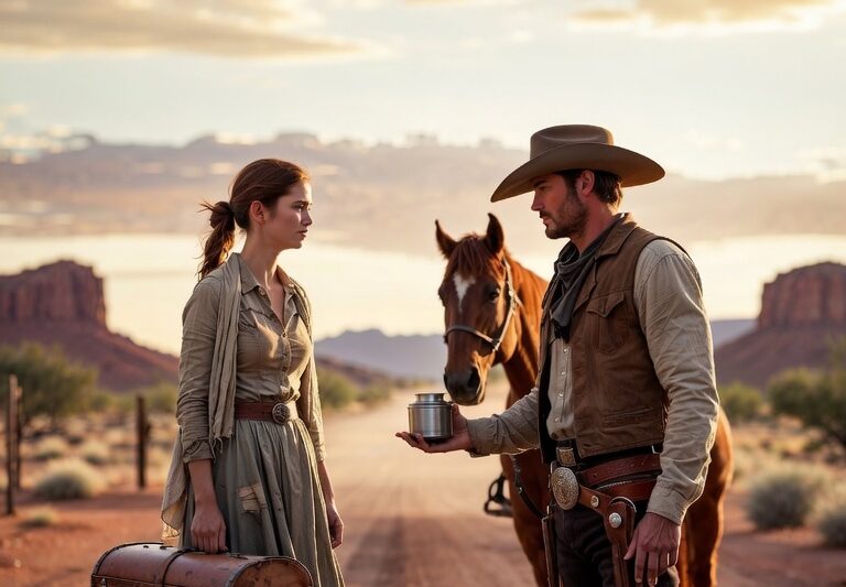 Widow Whispered She Was Lost, The Cowboy Said, “Then Follow Me Home”