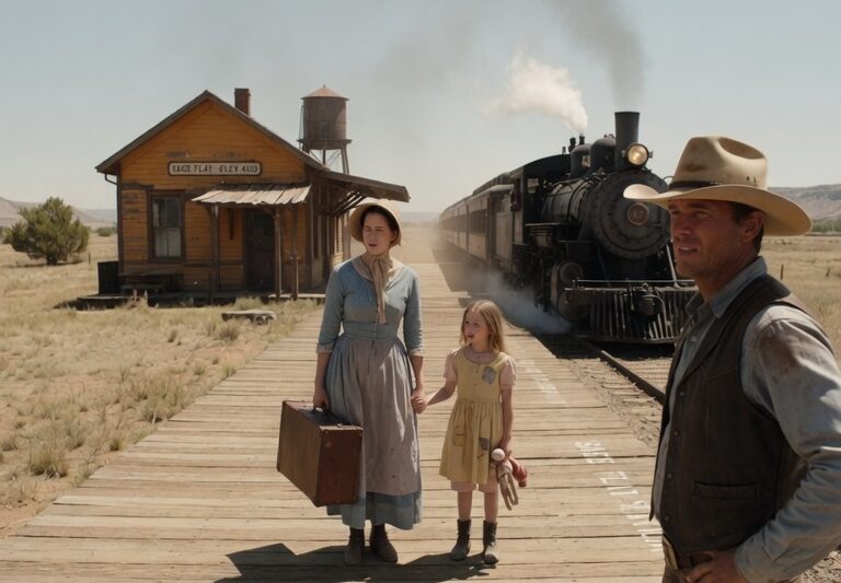 The Mail Order Bride Left Alone at the Station—Until a Cowboy’s Daughter Whispered, ‘Are You the