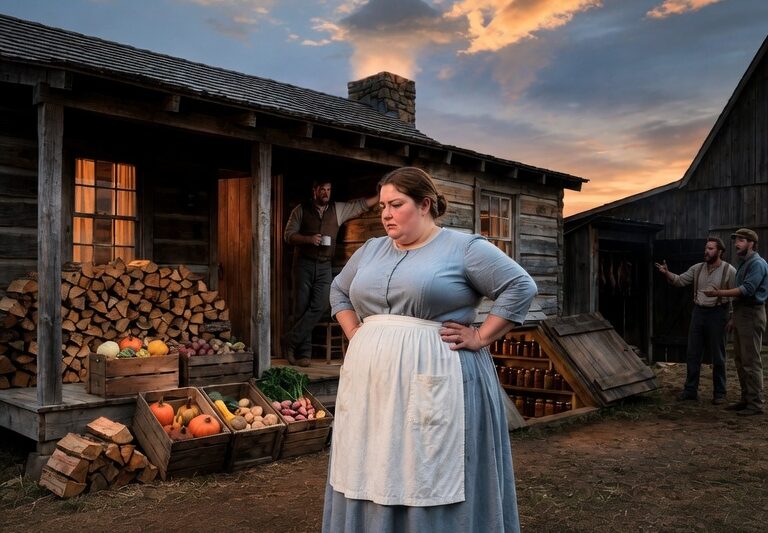 The Town Mocked the Heavy Widow Off the Stagecoach — By Winter She’d Kept Everyone Alive