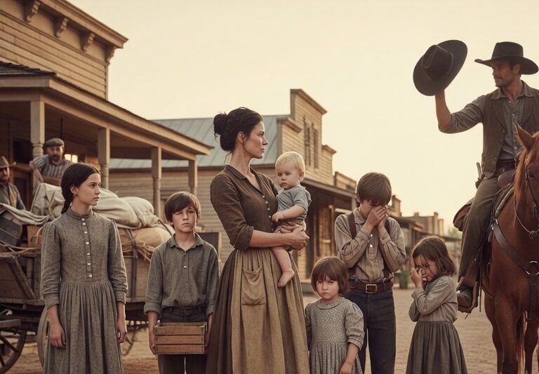 Woman With Five Children Was Evicted, The Cowboy Said “My House Has Room for All of You”
