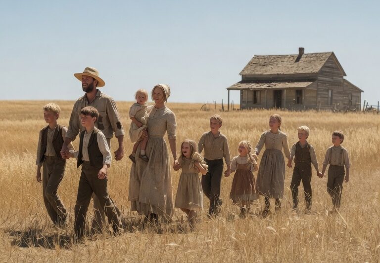 Giant Cowboy Bought The ‘Barren’ Woman For $1—She Gave Him 7 Children In 8 Years