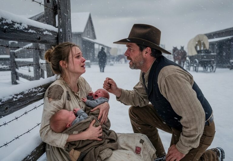 She Had Just Given Birth to Twin Boys… Then She Was Abandoned — Until a Mountain Man Stepped In